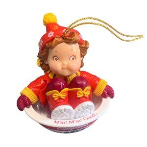 Campbells Soup Kids Ornaments Girl Saucer Sled